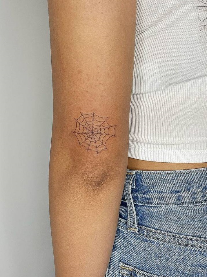 Little Tattoos — Gardenia flower outline tattoo on the left...