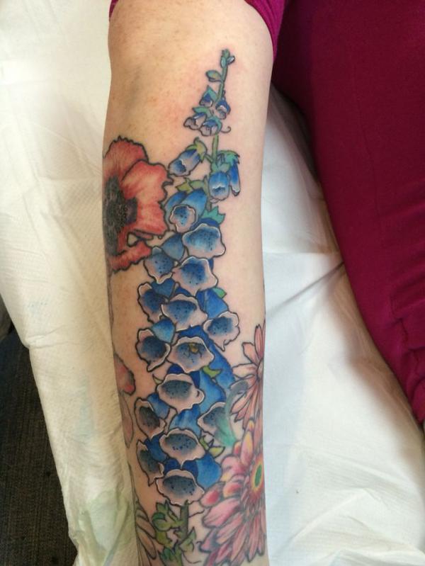 Bluebonnet, Rose, Dogwood, and Columbine by Memo Gonzalez at Memo Tattoo in  DC : r/tattoos