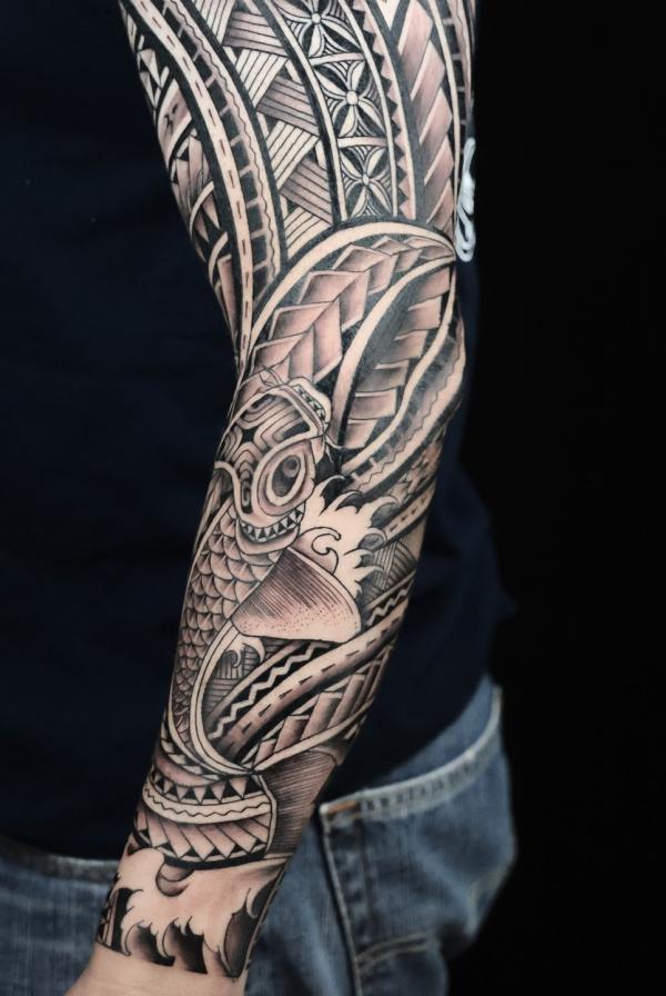 Tribal Tattoo Sleeve: Meaning of Symbols and Designs | Art and Design