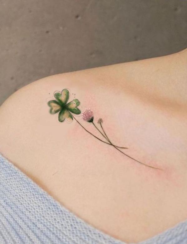 shamrock tattoo | always the lucky one. | Tamires Pereira | Flickr