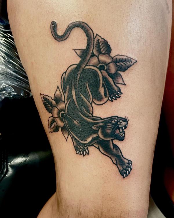 Traditional Panther Tattoo Designs by ivebeencalledmax on DeviantArt