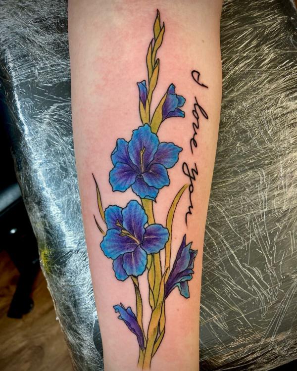101 Amazing Gladiolus Tattoo Designs You Need To See! | Outsons | Men's  Fashion Tips And Sty… | Gladiolus tattoo, Gladiolus flower tattoos,  Beautiful flower tattoos