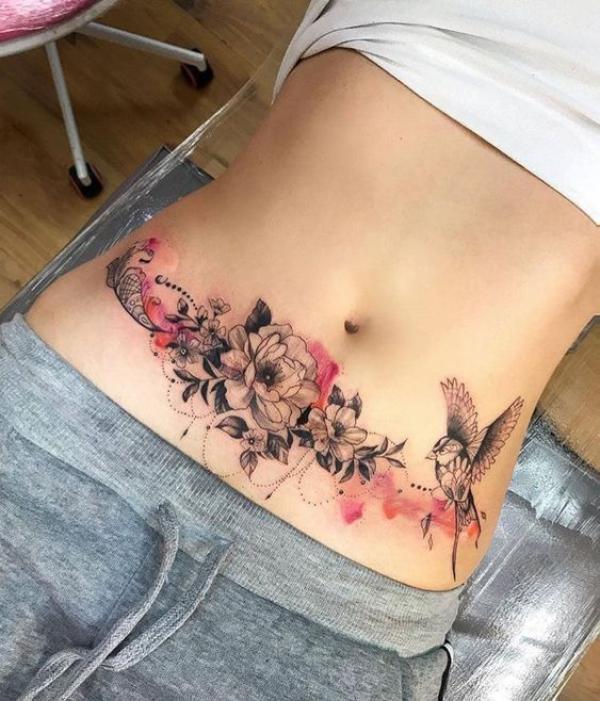 250 Best Stomach tattoos women ideas | tattoos, stomach tattoos women,  stomach tattoos