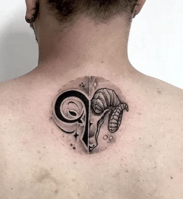 Small Aries Tattoo | Aries tattoo, Tiny tattoos for girls, Horoscope tattoos