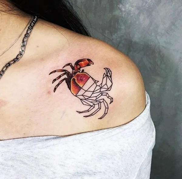 Fine Line Crab Temporary Tattoo (Set of 3) – Little Tattoos
