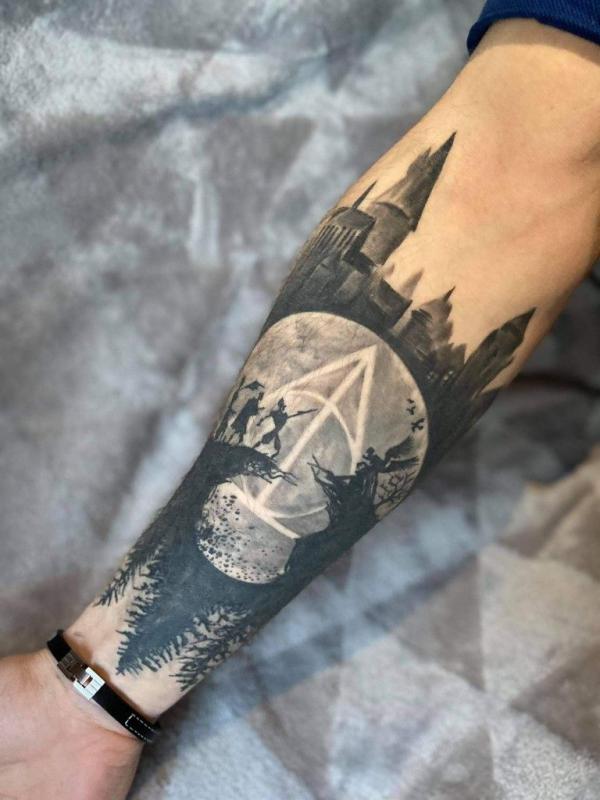 100 Deathly Hallows Tattoo Ideas with Meaning | Art and Design