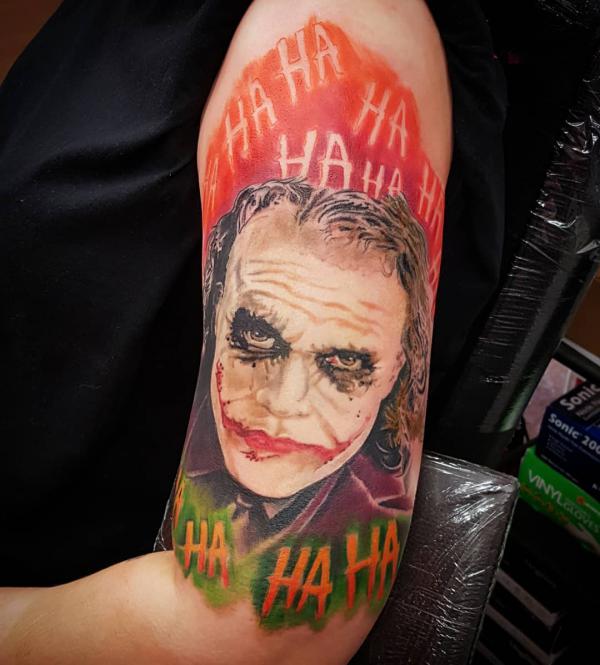 Pinterest | Joker tattoo design, Joker tattoo, Half sleeve tattoos for guys