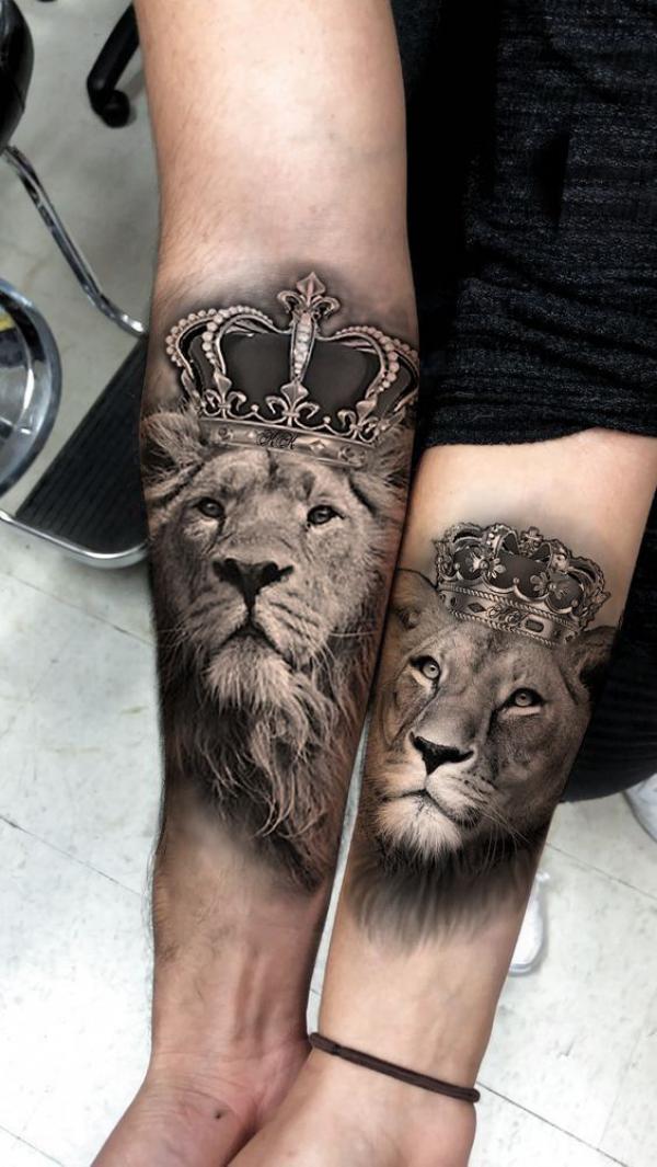 Lion Tattoo On Wrist - Temu