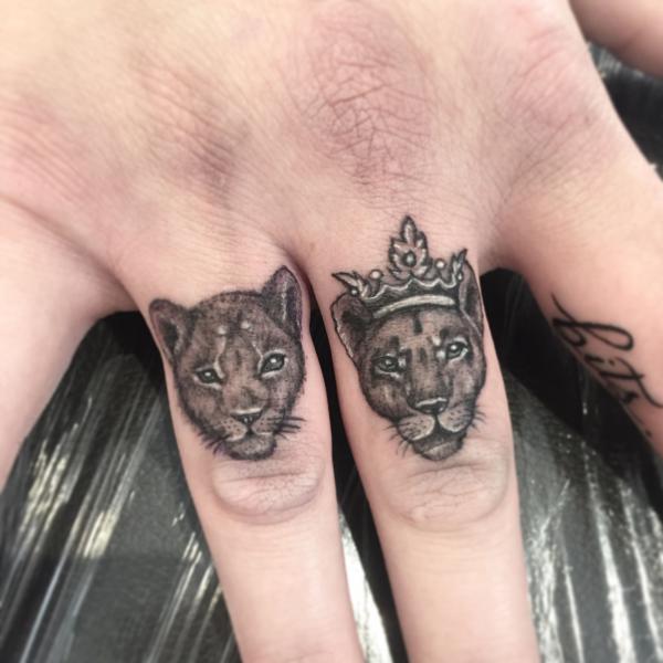 Lioness to her Cub Semi-Permanent Tattoo. Lasts 1-2 weeks. Painless and  easy to apply. Organic ink. Browse more or create your own. | Inkbox™ |  Semi-Permanent Tattoos