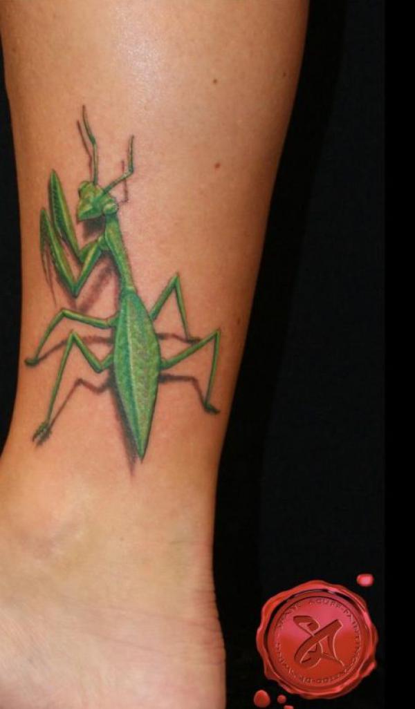 50 praying mantis tattoos: Meaning and Designs