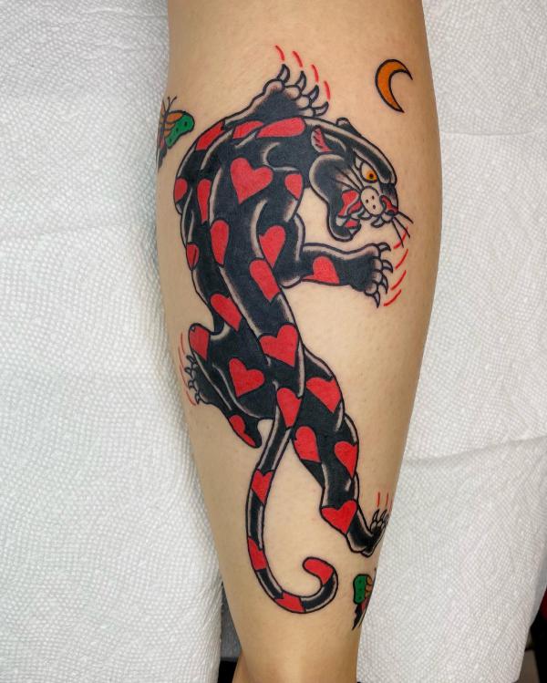 panther tattoo flash - Buy t-shirt designs