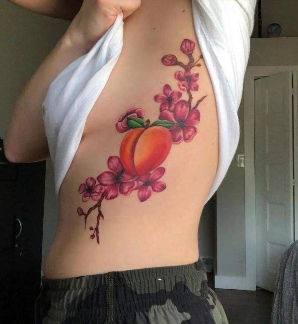 Peaches from my flash 🍑 thanks Neave! • • • • • • • #peachtattoo  #fruittattoo #fruit #peach #pittsburghtattooartist #pittsburghtattooshop |  Instagram