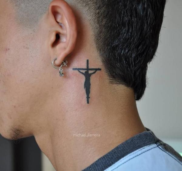 50 Meaningful Cross Tattoos with Jesus | Art and Design