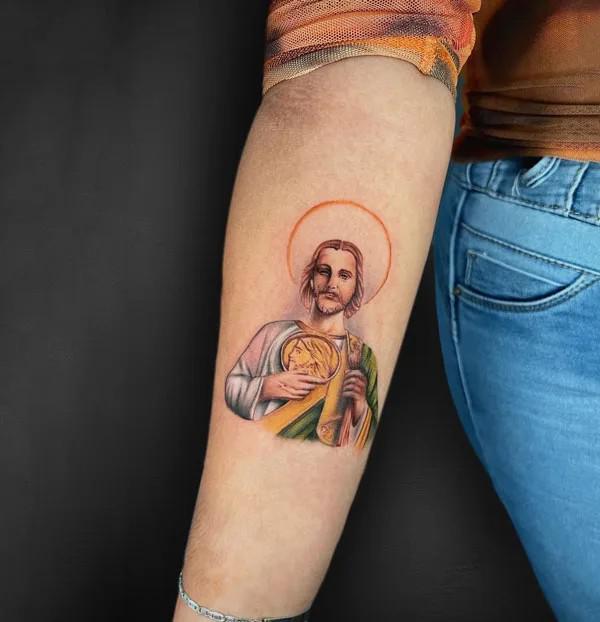 70 Inspiring San Judas Tattoo Ideas to Express Your Faith Art and Design