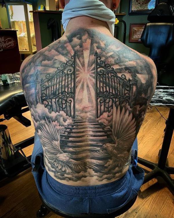 50 Staircase to heaven tattoos with Meaning