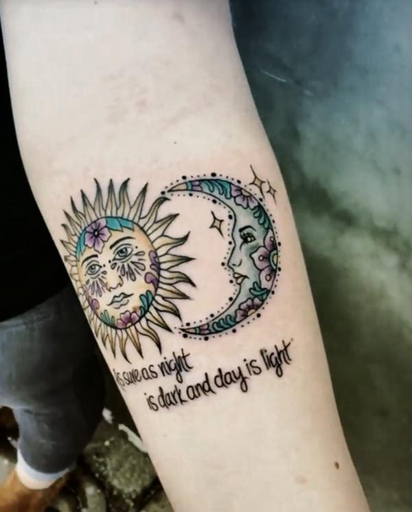 TATTOOS.ORG — Moon Sun Quote Tattoo Submit Your Tattoo Here:...