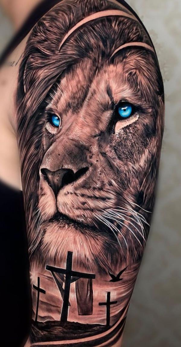 Venetian Tattoo Gathering : Tattoos : Spiritual : Son Lion Headdress