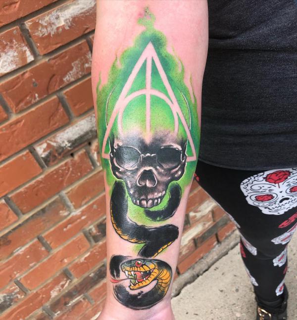 Death Eater Darth Vader by Rob Wutsch, Unwriten Tradition, Stafford, CT : r/ tattoos