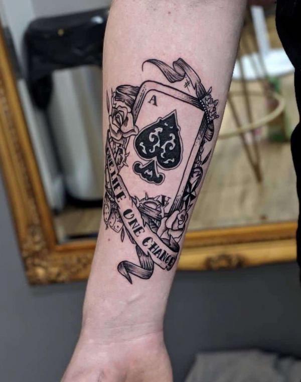 80 Ace of Spades Tattoo Ideas with Meaning | Art and Design