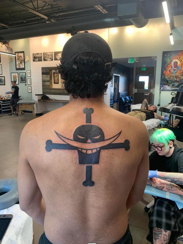 Ace whitebeard tattoo back