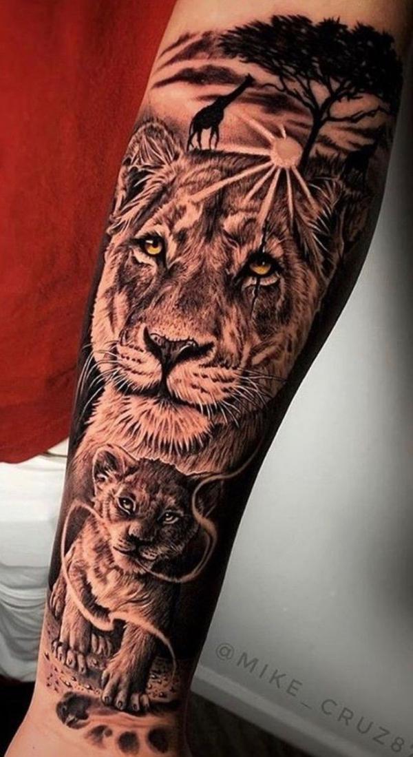 Lioness Tattoo Meaning: Embracing Sisterhood, Power, and Strength | Lioness  tattoo, Female lion tattoo, Tattoos for women half sleeve