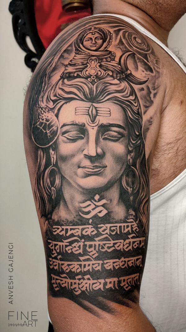 Pin on best lord shiva tattoo designs