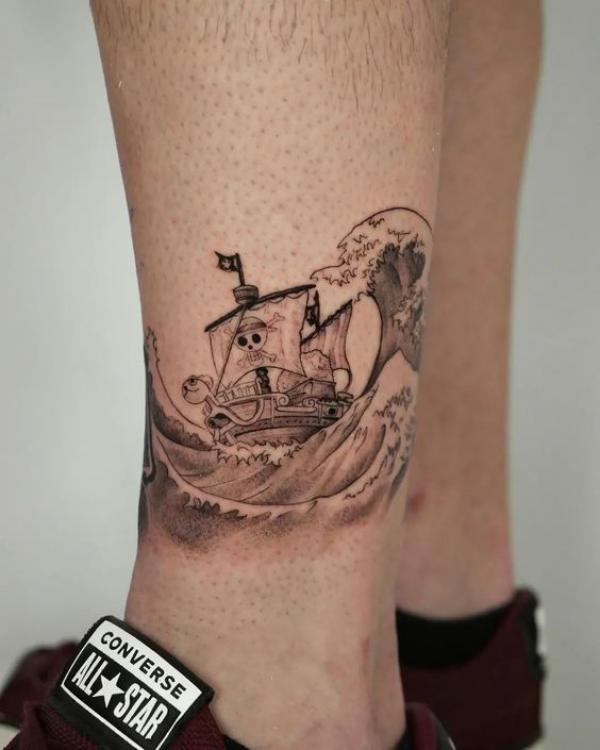 One Piece thousand sunny tattoo Tattoo