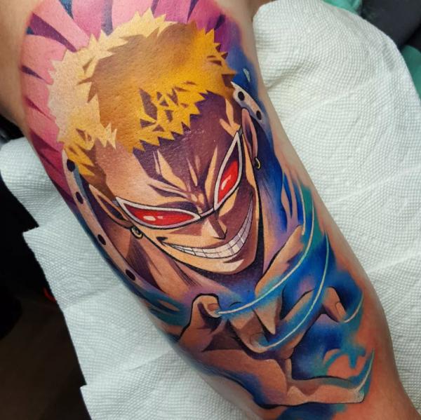 One piece Doflamingo tattoo