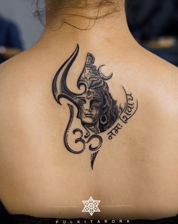 A man with a tattoo of Lord Shiva on his back during maha Shivratri... News  Photo - Getty Images
