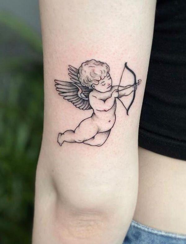 20 Cupid Tattoo Designs That Celebrate Love Art and Design