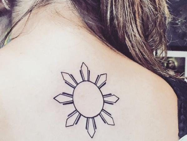 Minimalist Matching Sun And Moon Temporary Tattoo - Set of 3+3 – Tatteco