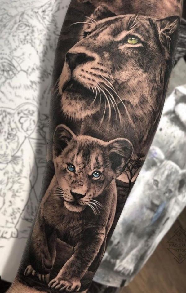 Lion cub done by @kimpro_bng in Vancouver, Canada : r/tattoo