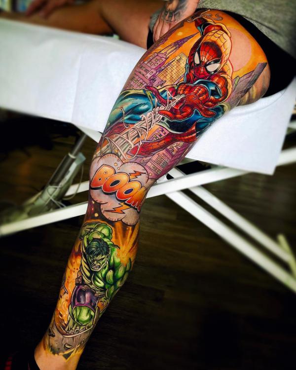 70 Spider-man Tattoo Designs To Inspire Your Next Ink 