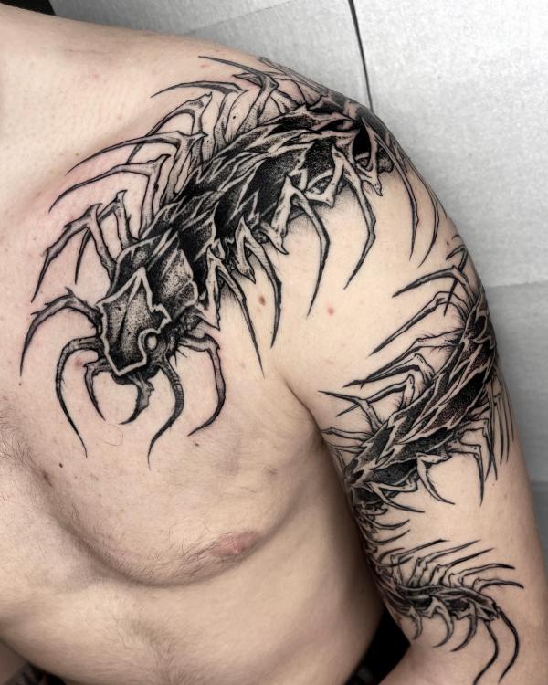 60 Centipede Tattoo Designs With Meaning | Art and Design