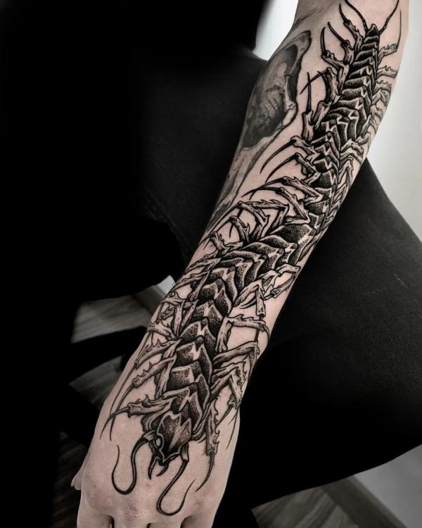 60 Centipede Tattoo Designs With Meaning | Art and Design