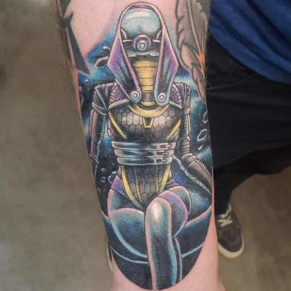 Mass Effect Tattoos: A Galactic Journey on Your Skin | Art and Design